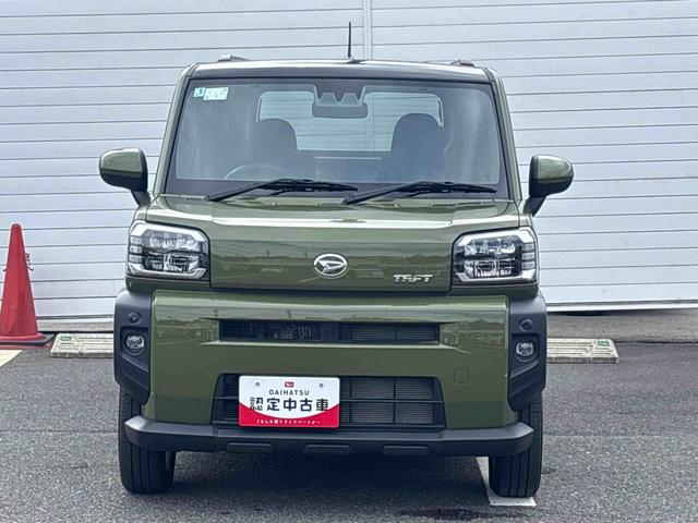 タフトＧインパネシフト　プッシュスタートスイッチ　電子カードキー　電動パーキングブレーキ　車線逸脱警報装置　スカイルーフ　アルミホイール　オートマチックハイビーム　ＡＢＳ（鹿児島県）の中古車
