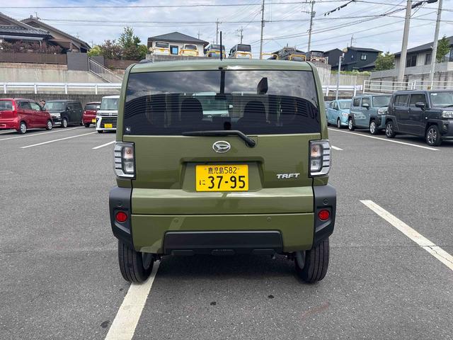 タフトＧインパネシフト　プッシュスタートスイッチ　電子カードキー　電動パーキングブレーキ　車線逸脱警報装置　スカイルーフ　アルミホイール　オートマチックハイビーム　ＡＢＳ（鹿児島県）の中古車