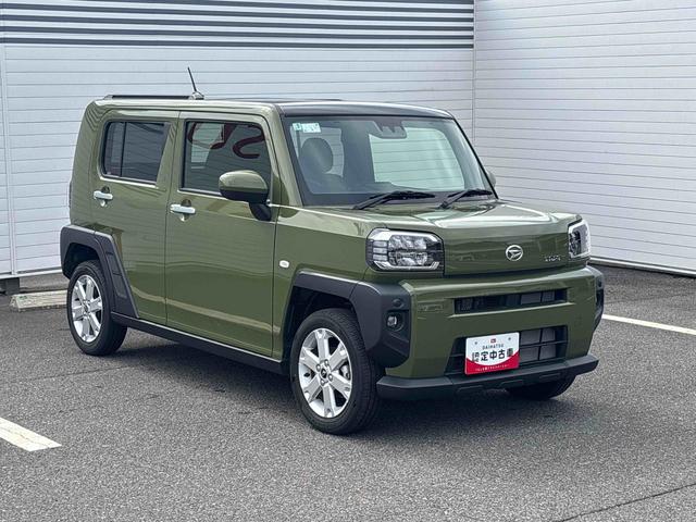 タフトＧインパネシフト　プッシュスタートスイッチ　電子カードキー　電動パーキングブレーキ　車線逸脱警報装置　スカイルーフ　アルミホイール　オートマチックハイビーム　ＡＢＳ（鹿児島県）の中古車