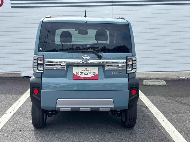 タフトＧ　クロムベンチャーインパネシフト　プッシュスタートスイッチ　電子カードキー　カーナビ　車線逸脱警報装置　ＡＴハイビーム　追突防止装置　アルミホイール　ＡＢＳ　ガラスルーフ（鹿児島県）の中古車