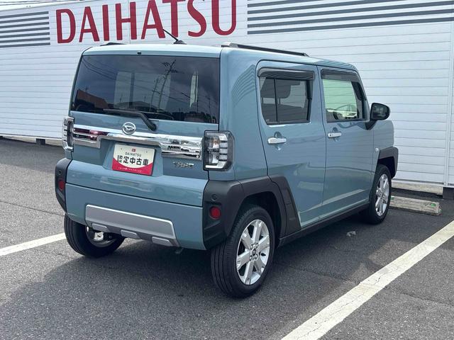 タフトＧ　クロムベンチャーインパネシフト　プッシュスタートスイッチ　電子カードキー　カーナビ　車線逸脱警報装置　ＡＴハイビーム　追突防止装置　アルミホイール　ＡＢＳ　ガラスルーフ（鹿児島県）の中古車