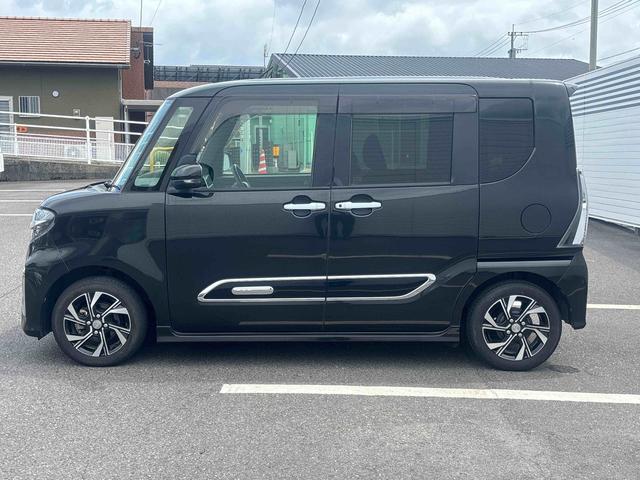 タントカスタムＸスタイルセレクションインパネシフト　プッシュスタートスイッチ　電子カードキー　カーナビ　車線逸脱警報　衝突被害軽減システム　ＡＢＳ　アルミホイール（鹿児島県）の中古車