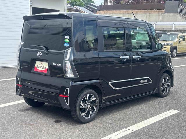 タントカスタムＸスタイルセレクションインパネシフト　プッシュスタートスイッチ　電子カードキー　カーナビ　車線逸脱警報　衝突被害軽減システム　ＡＢＳ　アルミホイール（鹿児島県）の中古車