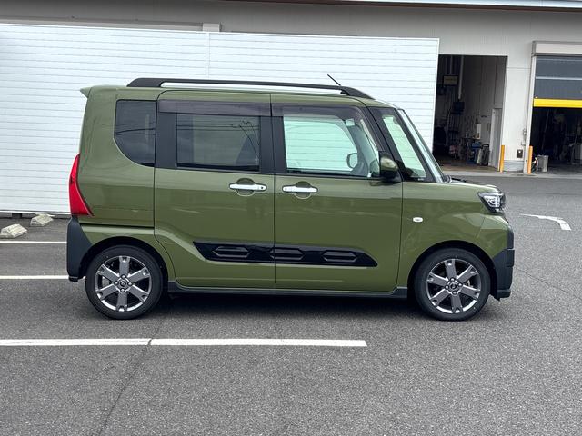 タントファンクロスターボターボ車　インパネシフト　プッシュスタートスイッチ　電子カードキー　電動パーキングブレーキ　両側電動スライドドア　ＥＴＣ車載器　ドラレコ　両側電動スライドドア　衝突被害軽減システム　オートハイビーム（鹿児島県）の中古車