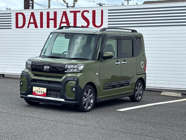 タントファンクロスターボターボ車　インパネシフト　プッシュスタートスイッチ　電子カードキー　電動パーキングブレーキ　両側電動スライドドア　ＥＴＣ車載器　ドラレコ　両側電動スライドドア　衝突被害軽減システム　オートハイビーム（鹿児島県）の中古車