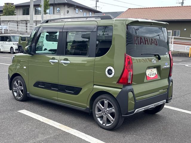 タントファンクロスターボターボ車　インパネシフト　プッシュスタートスイッチ　電子カードキー　電動パーキングブレーキ　両側電動スライドドア　ＥＴＣ車載器　ドラレコ　両側電動スライドドア　衝突被害軽減システム　オートハイビーム（鹿児島県）の中古車