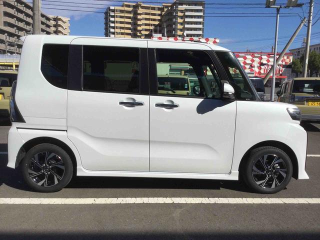 タントカスタムXインパネシフト プッシュスタートスイッチ 電動パーキングブレーキ 両側パワースライドドア カーナビ ABS アルミホイール 衝突軽減ブレーキ 車線逸脱防止(鹿児島県)の中古車