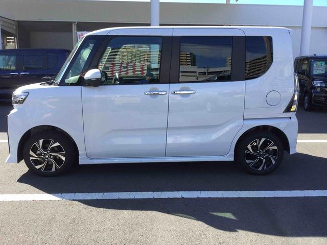 タントカスタムXインパネシフト プッシュスタートスイッチ 電動パーキングブレーキ 両側パワースライドドア カーナビ ABS アルミホイール 衝突軽減ブレーキ 車線逸脱防止(鹿児島県)の中古車