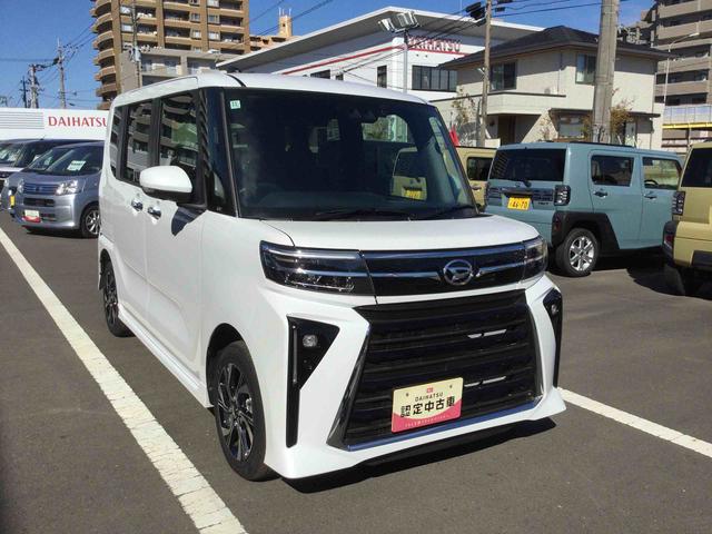 タントカスタムXインパネシフト プッシュスタートスイッチ 電動パーキングブレーキ 両側パワースライドドア カーナビ ABS アルミホイール 衝突軽減ブレーキ 車線逸脱防止(鹿児島県)の中古車