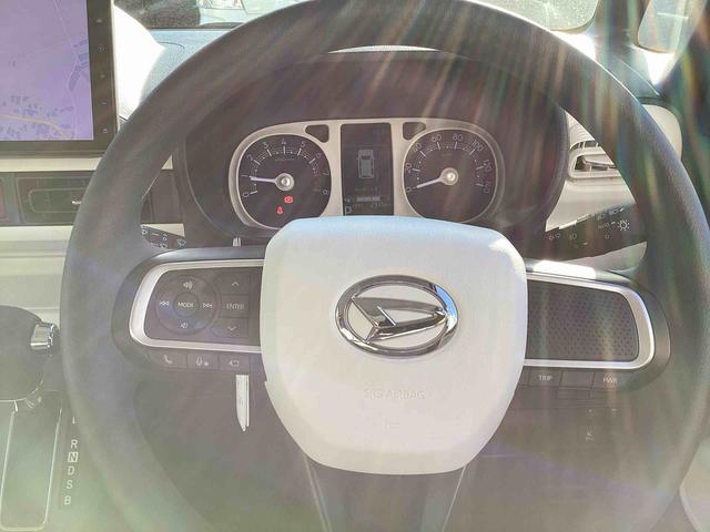 ムーヴキャンバスストライプスGインパネシフト プッシュスタートスイッチ 電子カードキー 電動パーキングブレーキ カーナビ オートハイビーム エマージェンシーブレーキ 車線逸脱警報 ABS(鹿児島県)の中古車