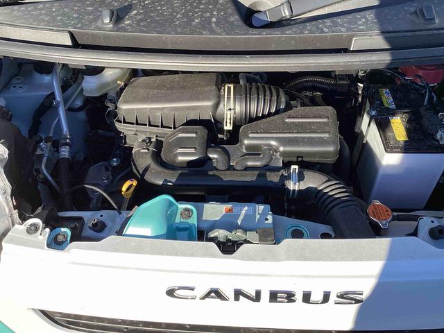 ムーヴキャンバスストライプスGインパネシフト プッシュスタートスイッチ 電子カードキー 電動パーキングブレーキ カーナビ オートハイビーム エマージェンシーブレーキ 車線逸脱警報 ABS(鹿児島県)の中古車