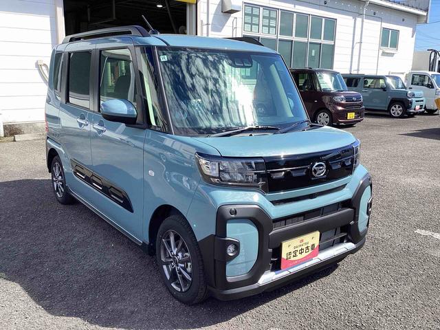 タントファンクロスインパネシフト ディスプレイオーディオ プッシュスタートスイッチ 電子カードキー 電動パーキングブレーキ 両側オートドア 衝突軽減システム レーンキープアシスト ABS アルミホイール(鹿児島県)の中古車