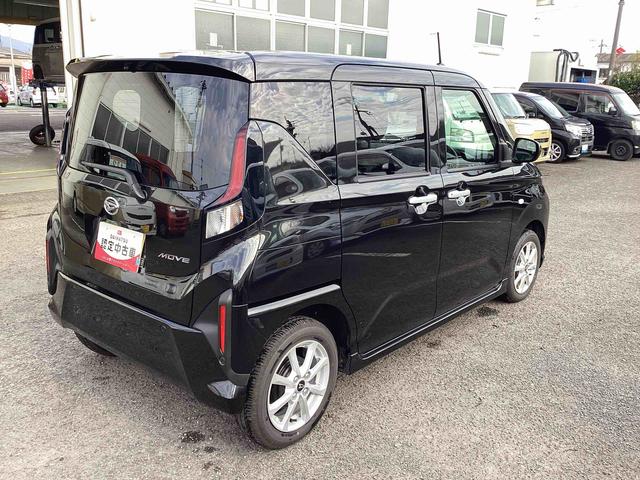 ムーヴGインパネシフト プッシュスタートスイッチ 電子カードキー 衝突被害軽減ブレーキ ABS アルミホイール オートエアコン(鹿児島県)の中古車