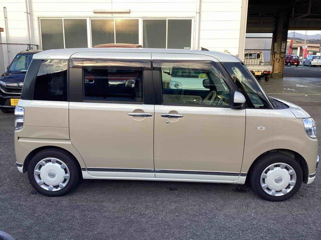 ムーヴキャンバスXメイクアップリミテッド SAIIIインパネシフト プッシュスタートスイッチ 電子カードキー 衝突被害軽減システム ABS レーンキープ(鹿児島県)の中古車