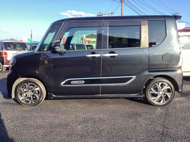 タントカスタムXインパネシフト プッシュスタートスイッチ 電子カードキー カーナビ 両側電動スライドドア アルミホイール キーレススタートシステム ATハイビーム(鹿児島県)の中古車