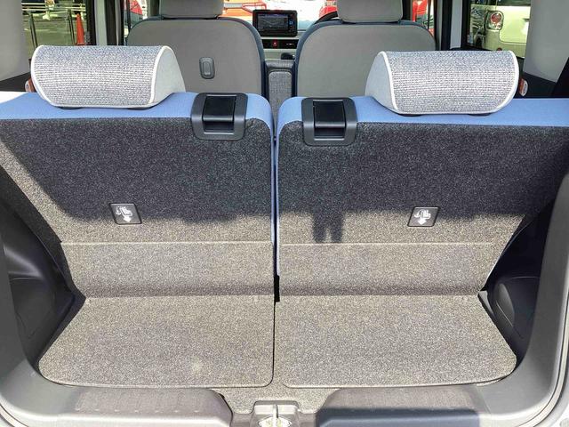 ムーヴキャンバスストライプスＧインパネシフト　プッシュスタートスイッチ　　電子カードキー　電動パーキングブレーキ　カーナビ　ドラレコ　衝突被害軽減　車線逸脱　オートハイビーム　ＡＢＳ　両側パワースライドドア（鹿児島県）の中古車