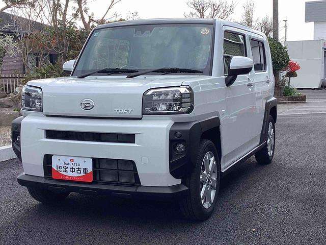 タフトＧインパネシフト　プッシュスタートスイッチ　電子カードキー　電動パーキングブレーキ　カーナビ　踏み間違い防止装置　車線逸脱防止　オートマチックハイビーム　ＡＢＳ　ガラスルーフ（鹿児島県）の中古車
