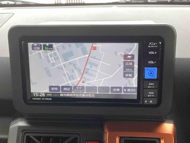 タフトＧインパネシフト　プッシュスタートスイッチ　電子カードキー　電動パーキングブレーキ　カーナビ　踏み間違い防止装置　車線逸脱防止　オートマチックハイビーム　ＡＢＳ　ガラスルーフ（鹿児島県）の中古車