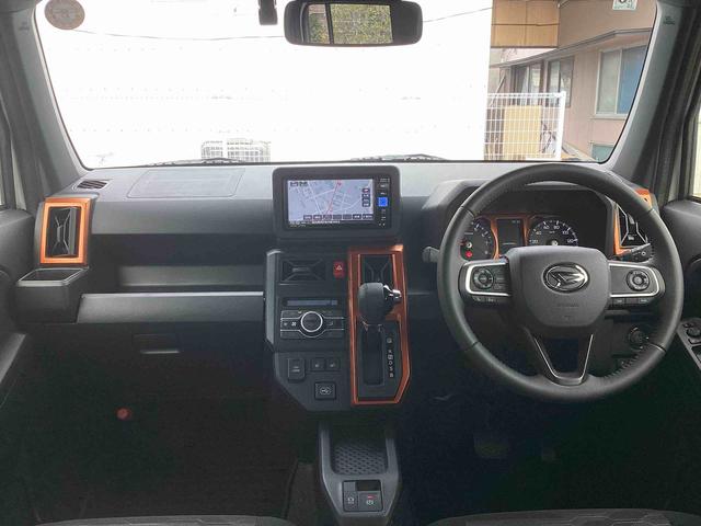 タフトＧインパネシフト　プッシュスタートスイッチ　電子カードキー　電動パーキングブレーキ　カーナビ　踏み間違い防止装置　車線逸脱防止　オートマチックハイビーム　ＡＢＳ　ガラスルーフ（鹿児島県）の中古車