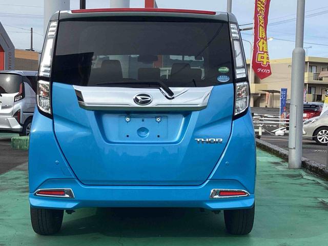 トールカスタムG SAIIインパネシフト プッシュスタートスイッチ 電子カードキー カーナビ バックモニター(パノラマモニター) ETC 誤発進抑制機能 車線逸脱警報 ABS アルミホイール 電動両側スライドドア(鹿児島県)の中古車