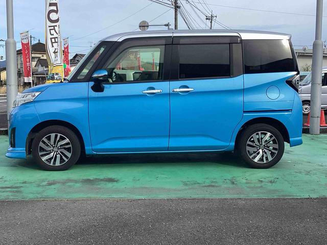 トールカスタムG SAIIインパネシフト プッシュスタートスイッチ 電子カードキー カーナビ バックモニター(パノラマモニター) ETC 誤発進抑制機能 車線逸脱警報 ABS アルミホイール 電動両側スライドドア(鹿児島県)の中古車