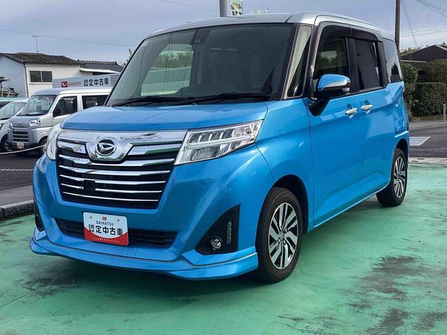 トールカスタムG SAIIインパネシフト プッシュスタートスイッチ 電子カードキー カーナビ バックモニター(パノラマモニター) ETC 誤発進抑制機能 車線逸脱警報 ABS アルミホイール 電動両側スライドドア(鹿児島県)の中古車