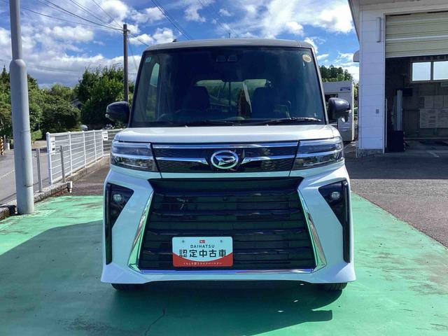 タントカスタムＲＳターボ車　インパネシフト　プッシュスタートスイッチ　電子カードキー　　両側電動スライドドア　衝突被害軽減システム　ディスプレイオーディオ　バックモニター（パノラマモニター）アルミホイール　ＡＢＳ（鹿児島県）の中古車