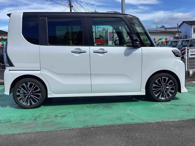 タントカスタムＲＳターボ車　インパネシフト　プッシュスタートスイッチ　電子カードキー　　両側電動スライドドア　衝突被害軽減システム　ディスプレイオーディオ　バックモニター（パノラマモニター）アルミホイール　ＡＢＳ（鹿児島県）の中古車