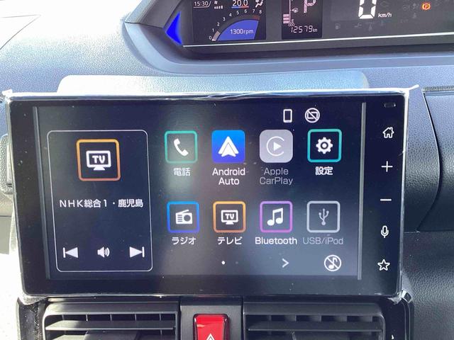 タントカスタムＲＳターボ車　インパネシフト　プッシュスタートスイッチ　電子カードキー　　両側電動スライドドア　衝突被害軽減システム　ディスプレイオーディオ　バックモニター（パノラマモニター）アルミホイール　ＡＢＳ（鹿児島県）の中古車
