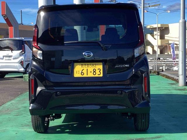 ムーヴＲＳターボ車　インパネシフト　プッシュスタートスイッチ　電子カードキー　両側電動スライドドア　衝突被害軽減システム　レーンキープアシスト　オートハイビーム（鹿児島県）の中古車