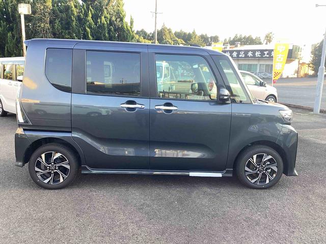 タントカスタムXインパネシフト プッシュスタートスイッチ 電子カードキー 電動パーキングブレーキ カーナビ 衝突軽減ブレーキ 車線逸脱防止 アルミホイール ABS(鹿児島県)の中古車