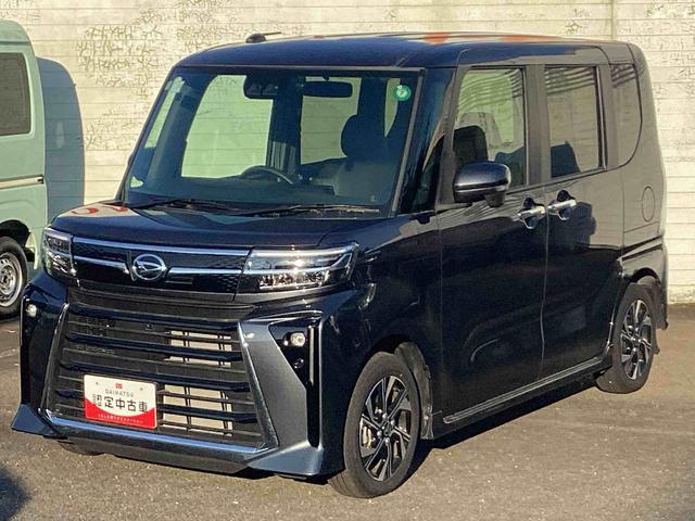 タントカスタムXインパネシフト プッシュスタートスイッチ 電子カードキー 電動パーキングブレーキ カーナビ 衝突軽減ブレーキ 車線逸脱防止 アルミホイール ABS(鹿児島県)の中古車