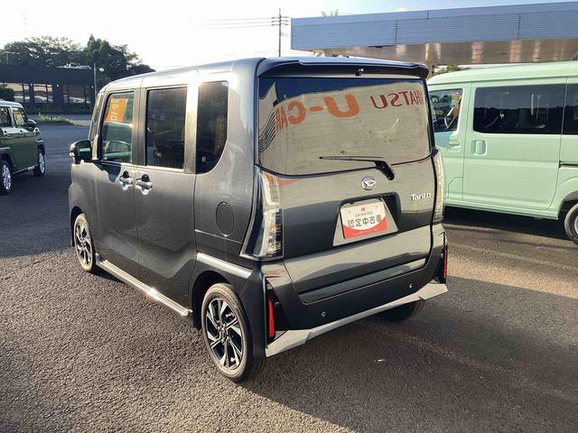 タントカスタムXインパネシフト プッシュスタートスイッチ 電子カードキー 電動パーキングブレーキ カーナビ 衝突軽減ブレーキ 車線逸脱防止 アルミホイール ABS(鹿児島県)の中古車