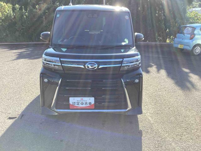 タントカスタムXインパネシフト プッシュスタートスイッチ 電子カードキー 電動パーキングブレーキ 衝突軽減ブレーキ 車線逸脱防止 アルミホイール ABS 両側パワースライドドア(鹿児島県)の中古車