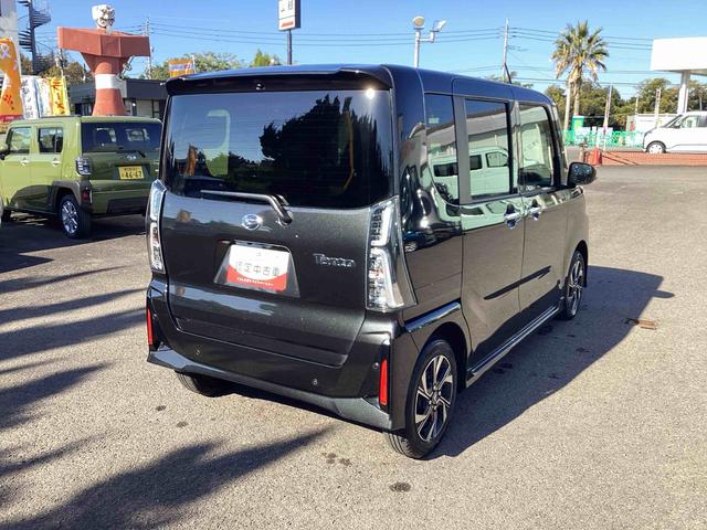 タントカスタムXインパネシフト プッシュスタートスイッチ 電子カードキー 電動パーキングブレーキ 衝突軽減ブレーキ 車線逸脱防止 アルミホイール ABS 両側パワースライドドア(鹿児島県)の中古車