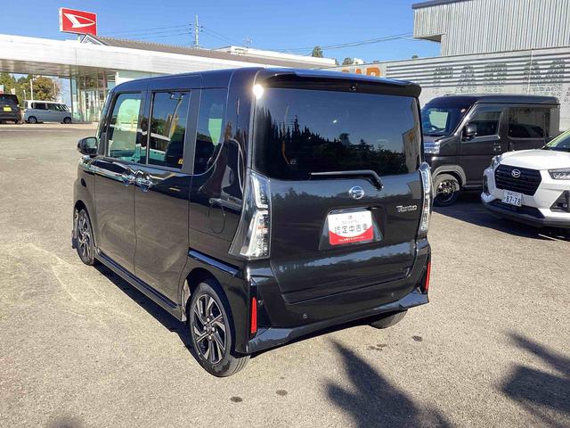 タントカスタムXインパネシフト プッシュスタートスイッチ 電子カードキー 電動パーキングブレーキ 衝突軽減ブレーキ 車線逸脱防止 アルミホイール ABS 両側パワースライドドア(鹿児島県)の中古車