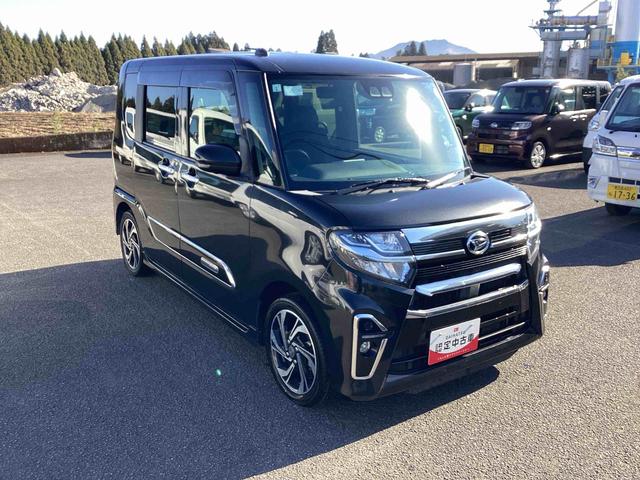 タントカスタムＲＳスタイルセレクションターボ車　インパネシフト　プッシュスタートスイッチ　電子カードキー　両側電動スライドドア　オートハイビーム　ＥＴＣ付　アルミホイール　衝突軽減ブレーキサポート　ＡＢＳ（鹿児島県）の中古車