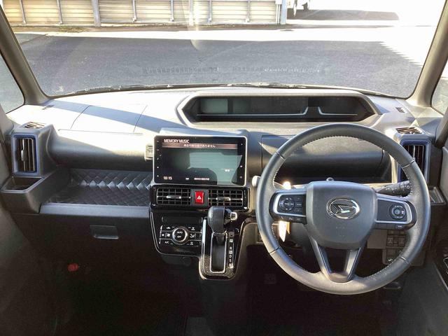 タントカスタムＲＳスタイルセレクションターボ車　インパネシフト　プッシュスタートスイッチ　電子カードキー　両側電動スライドドア　オートハイビーム　ＥＴＣ付　アルミホイール　衝突軽減ブレーキサポート　ＡＢＳ（鹿児島県）の中古車