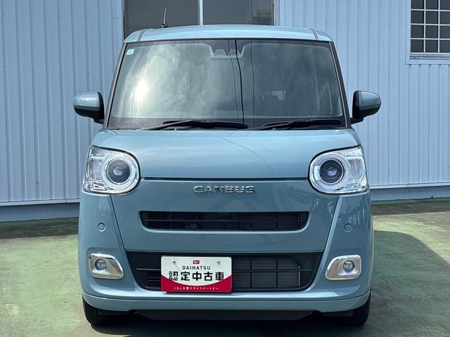 ムーヴキャンバスセオリーＧインパネシフト　プッシュスタートスイッチ　電子カードキー　電動パーキングブレーキ　シートヒーター　両側電動スライドドア　衝突被害軽減システム　レーンキープアシスト　ＡＢＳ（鹿児島県）の中古車