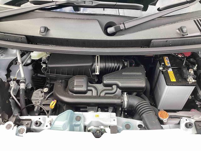 ムーヴキャンバスストライプスＧインパネシフト　プッシュスタートスイッチ　電子カードキー　電動パーキングブレーキ　両側電動スライドドア　衝突被害軽減システム　レーンアシスト　シートヒーター　ＡＢＳ（鹿児島県）の中古車