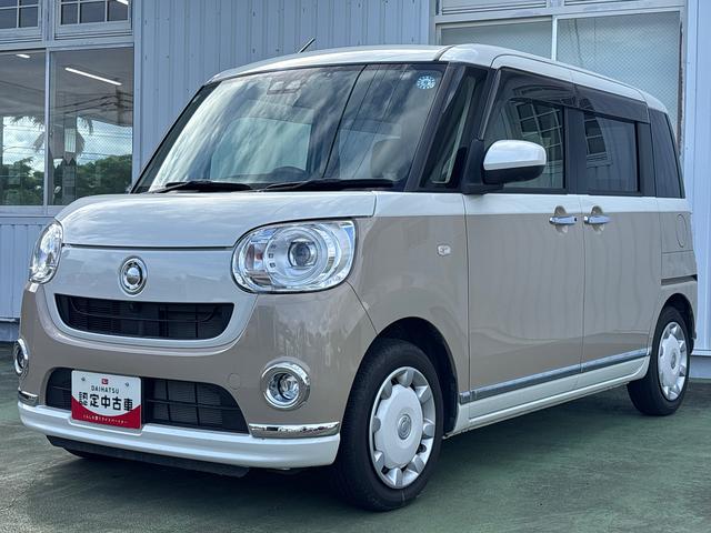 ムーヴキャンバスGメイクアップVS SAIIIインパネシフト プッシュスタートスイッチ 電子カードキー 両側電動スライドドア(鹿児島県)の中古車