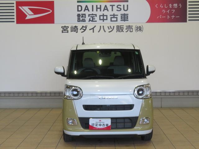 ムーヴキャンバスストライプスG盗難防止システム アイドリングストップ 両側電動スライドドア LEDヘッドランプ オートライト オートマチックハイビーム フルフラット ミュージックプレイヤー接続可 全周囲カメラ ドライブレコーダー(宮崎県)の中古車