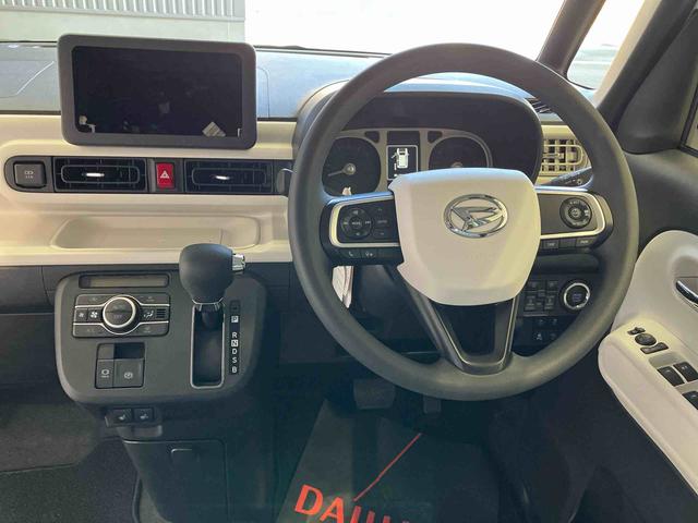 ムーヴキャンバスストライプスＧターボスマートアシスト搭載　バックカメラ付き　後席両側電動スライドドア　オートエアコン　オートライト　キーフリー　アイドリングストップ　ＡＢＳ　電動ドアミラー（熊本県）の中古車