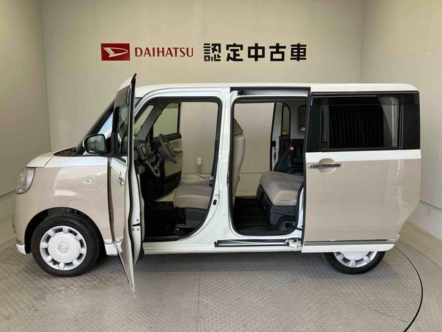 ムーヴキャンバスＧメイクアップＶＳ　ＳＡIIIスマートアシスト搭載　パノラマモニター対応　後席両側電動スライドドア　オートエアコン　オートライト　キーフリー　アイドリングストップ　ＡＢＳ（熊本県）の中古車