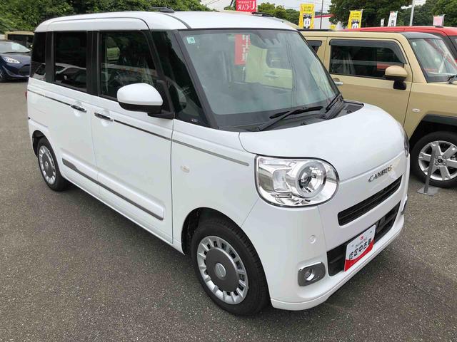 ムーヴキャンバスセオリーGスマートアシスト搭載 後席両側電動スライドドア オートエアコン オートライト キーフリー アイドリングストップ ABS 電動ドアミラー(熊本県)の中古車