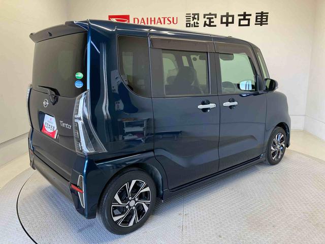 タントカスタムＸスマートアシスト搭載　後席両側電動スライドドア　バックカメラ付き　オートエアコン　オートライト　キーフリー　アイドリングストップ　ＡＢＳ　電動ドアミラー（熊本県）の中古車
