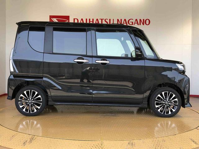 タントカスタムＲＳ４ＷＤ　ターボ　シートヒーター　両側電動スライドドア　アイドリングストップ　プッシュスタート　スマートキー　衝突被害軽減システム　横滑り防止機能　オートライト　オートエアコン　ＡＢＳ（長野県）の中古車