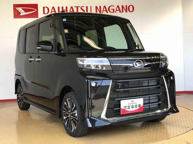 タントカスタムＲＳ４ＷＤ　ターボ　シートヒーター　両側電動スライドドア　アイドリングストップ　プッシュスタート　スマートキー　衝突被害軽減システム　横滑り防止機能　オートライト　オートエアコン　ＡＢＳ（長野県）の中古車