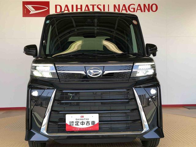 タントカスタムＲＳ４ＷＤ　ターボ　シートヒーター　両側電動スライドドア　アイドリングストップ　プッシュスタート　スマートキー　衝突被害軽減システム　横滑り防止機能　オートライト　オートエアコン　ＡＢＳ（長野県）の中古車