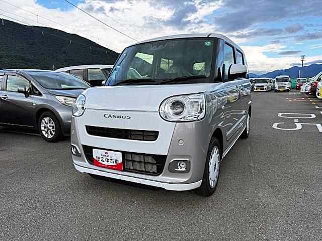 ムーヴキャンバスストライプスＧ　純正ナビゲーション・ドライブレコーダー装備（山梨県）の中古車